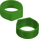 Photo of Neutrik XCR-5 Colored Ring for X-Series Cable Ends - Green - 10 Pack
